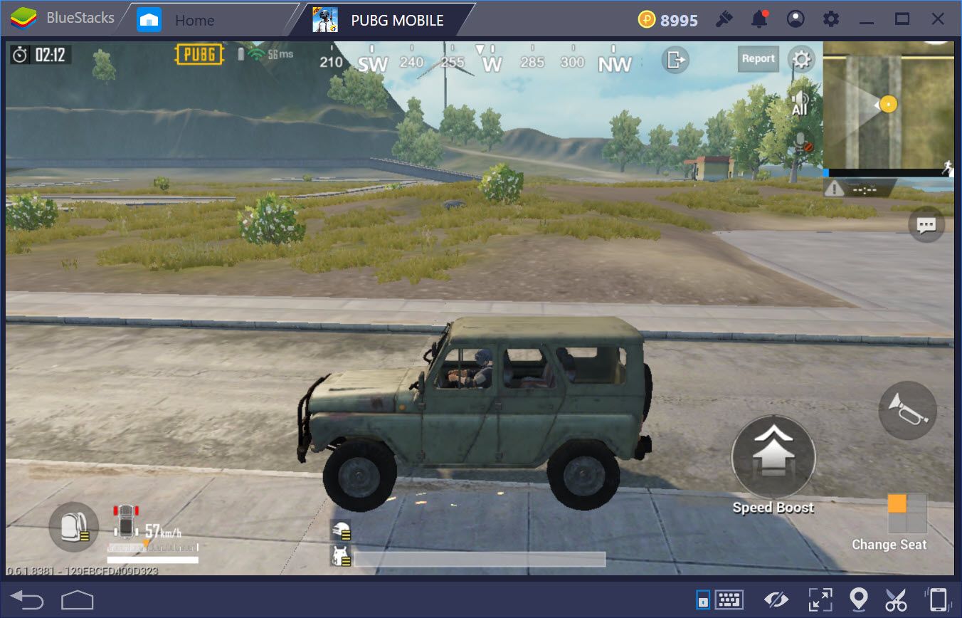 Các phương tiện di chuyển trong PUBG Mobile