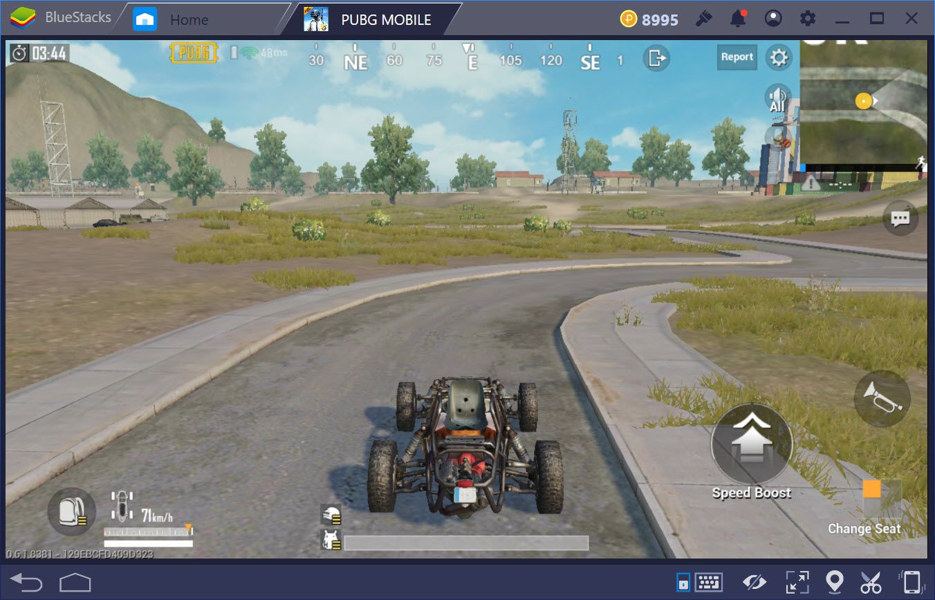 Các phương tiện di chuyển trong PUBG Mobile