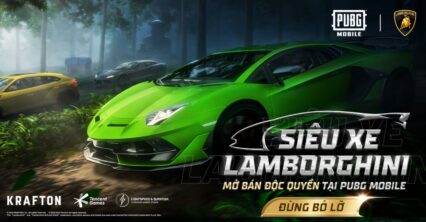 PUBG Mobile đưa siêu xe Lamborghini vào chiến trường sinh tồn