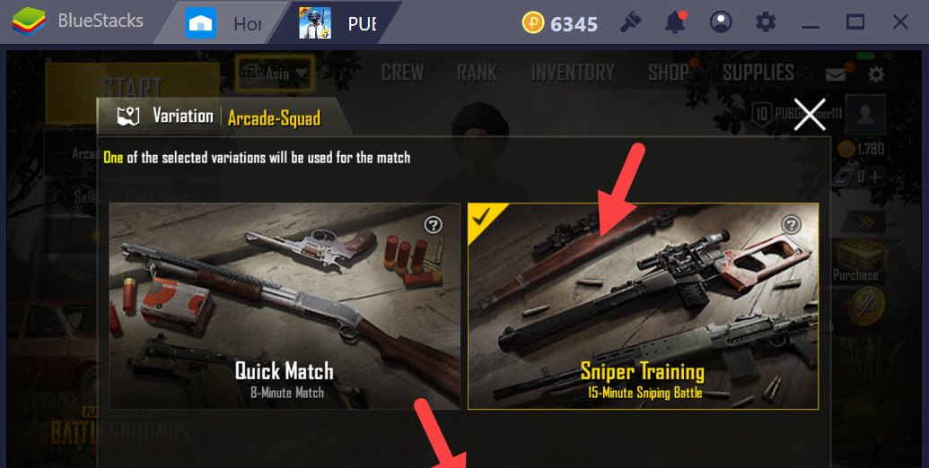 Cách chơi chế độ Sniper Training trong PUBG Mobile