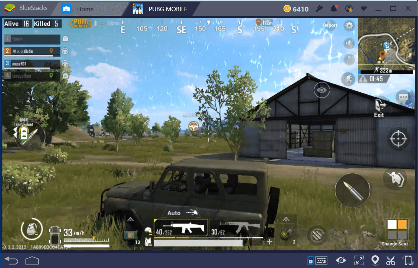 get out of car pubg mobile pc