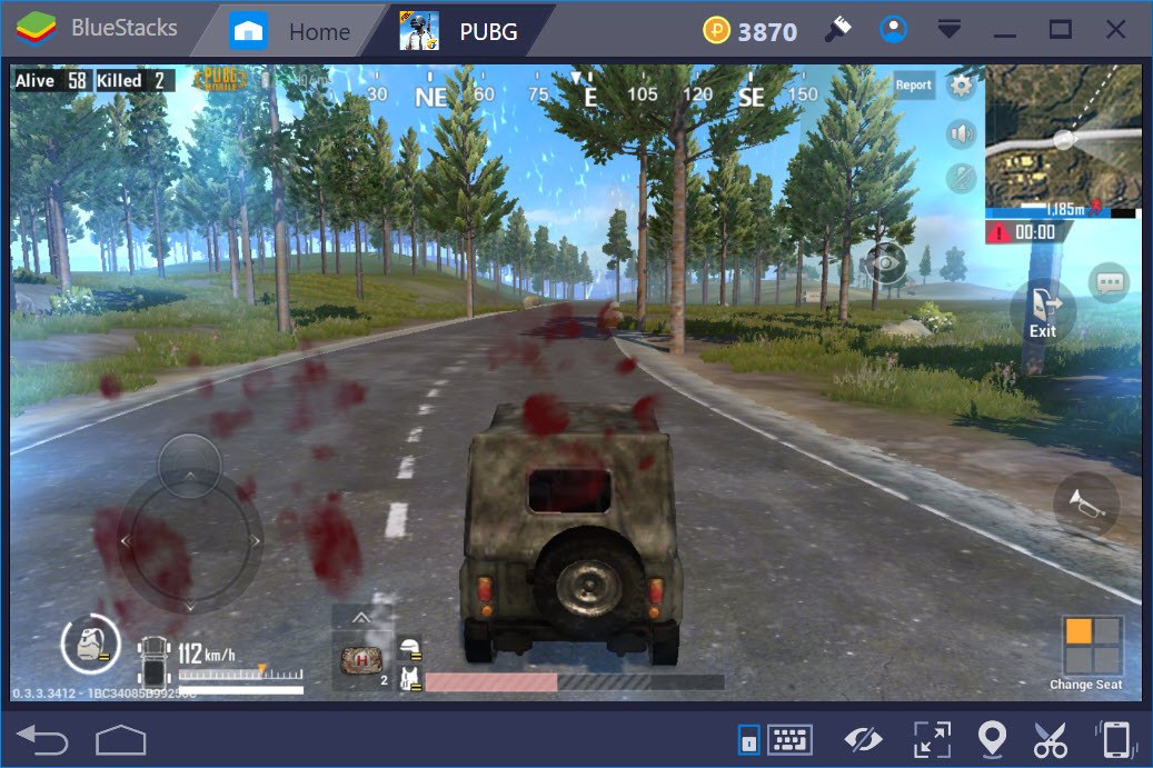 PUBG Mobile: Chế độ lái xe nào phù hợp nhất khi chơi bằng BlueStacks?