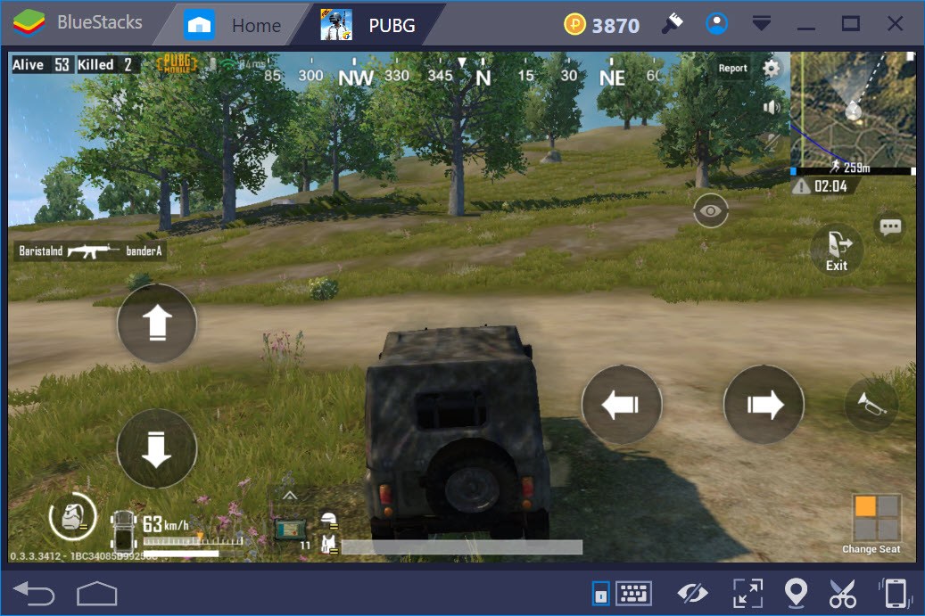 PUBG Mobile: Chế độ lái xe nào phù hợp nhất khi chơi bằng BlueStacks?