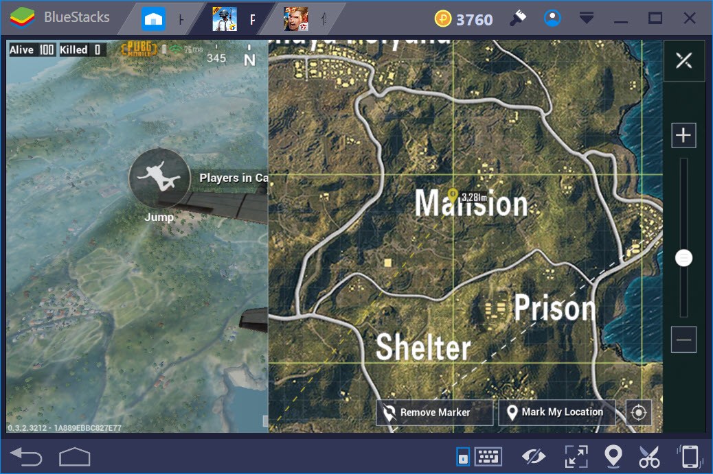 PUBG Mobile: Cách chọn vị trí nhảy, địa điểm di chuyển khi chơi bằng BlueStacks