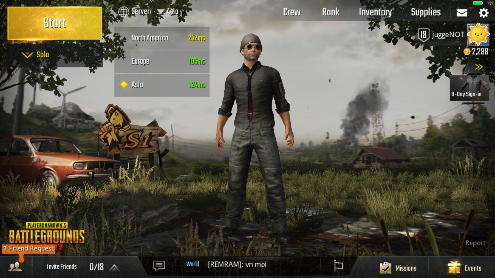 PUBG Mobile เวอร์ชั่นภาษาอังกฤษเปิดให้บริการแล้ว