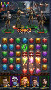 Puzzles & Survival: Xếp ngọc diệt zombie trên PC cùng BlueStacks