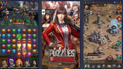 Puzzles & Survival: Xếp ngọc diệt zombie trên PC cùng BlueStacks