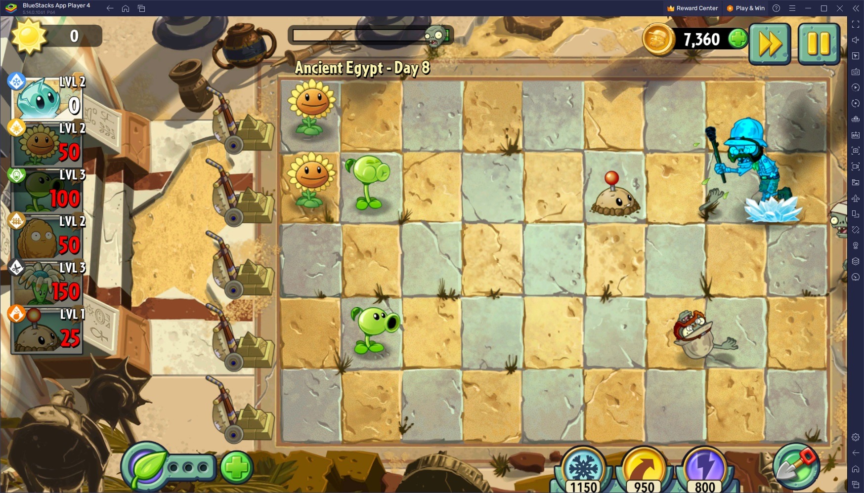 Гайд по битвам с зомби в Plants vs Zombies 2 — как побеждать на всех  уровнях игры? | BlueStacks