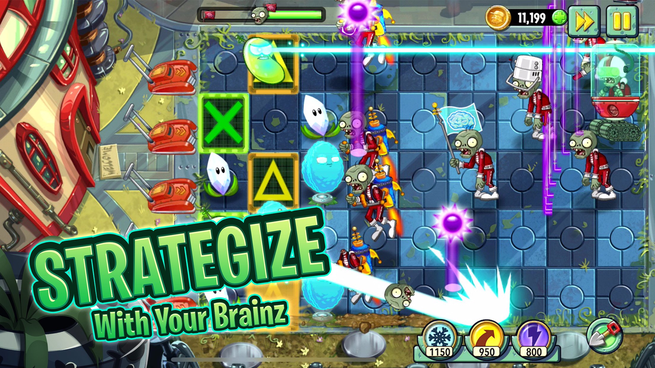 Cùng chơi Plants vs Zombies 2 trên PC với BlueStacks