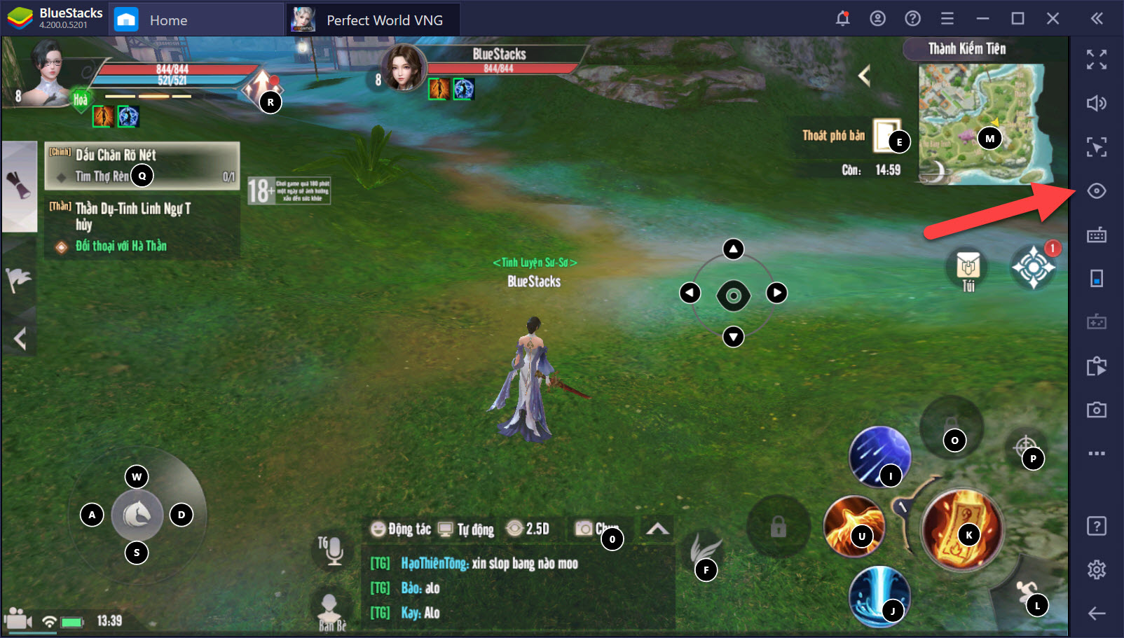 Thiết lập Game Controls, nâng cao trải nghiệm gameplay Perfect World VNG