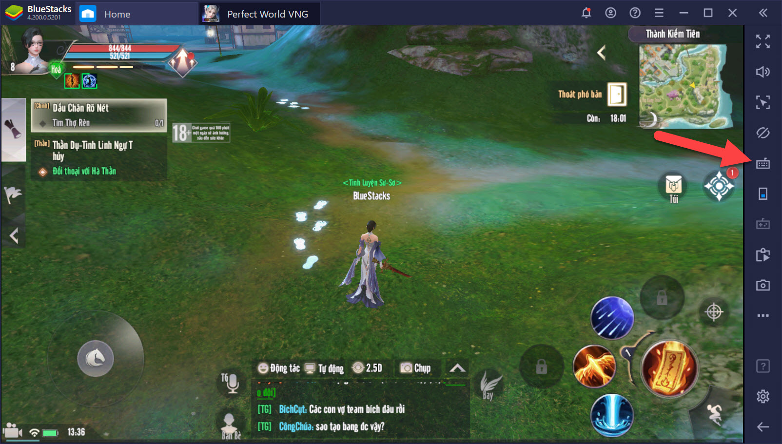 Thiết lập Game Controls, nâng cao trải nghiệm gameplay Perfect World VNG