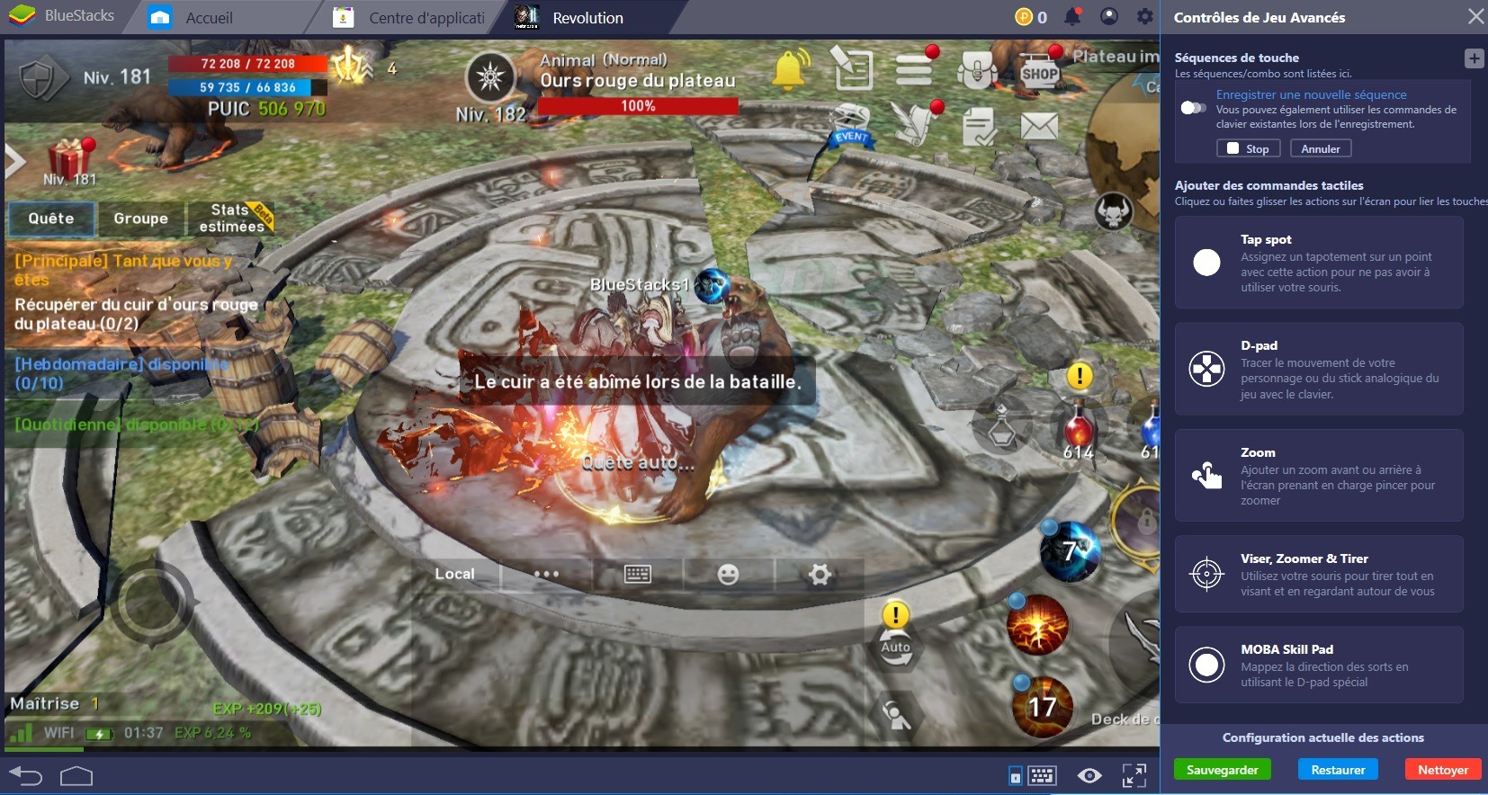 Plus de fun dans Lineage 2 : Revolution grâce au Combo Key de BlueStacks