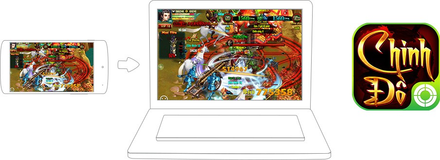 Chơi Chinh Đồ Mobile on PC 6