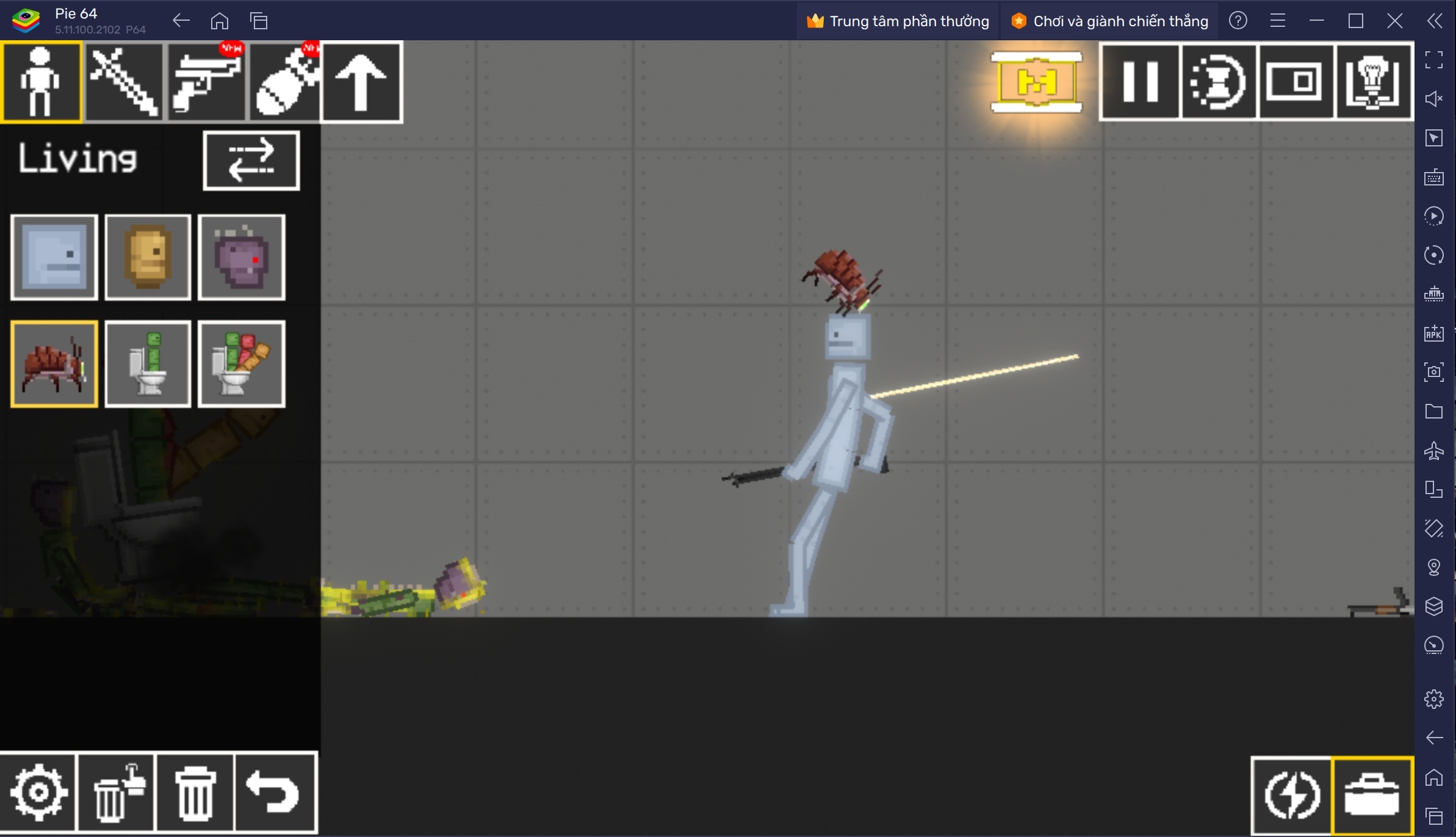 Trải nghiệm Ragdoll Playground trên PC: Một game mô phỏng rối chiến đấu độc đáo