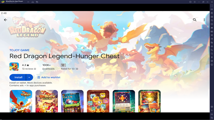 Cara Download Dan Memainkan Red Dragon Legend-Hunger Chest di PC dengan BlueStacks!