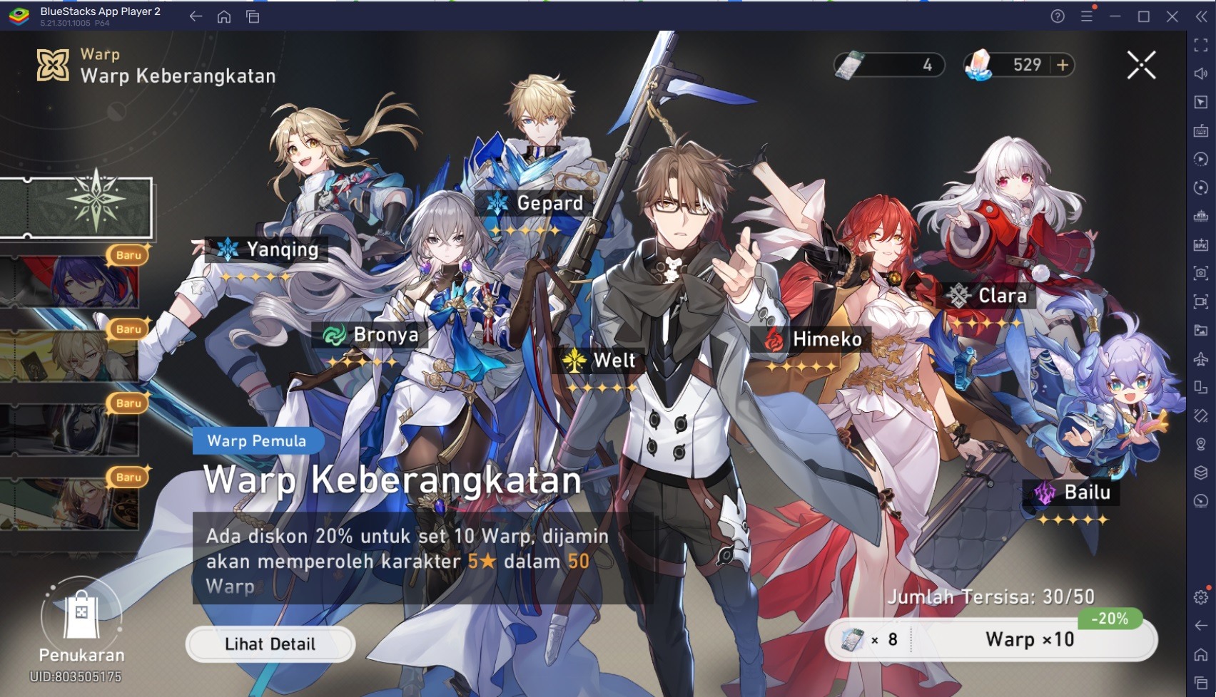 Panduan Reroll Honkai: Star Rail – Karakter Terbaik yang Wajib Kamu Dapatkan!