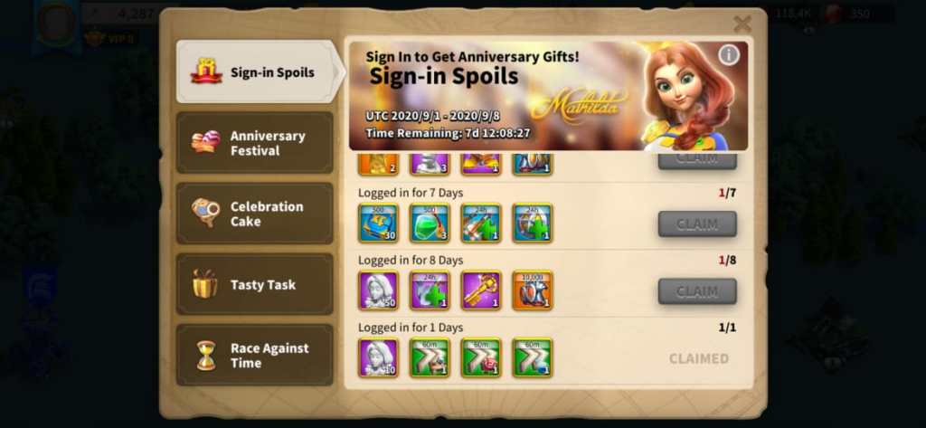 Rise of Kingdoms: Anniversary Update 1.0.50 Events and Fixes