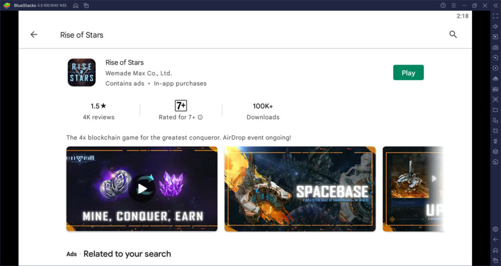 Star Rise Game วิธีติดตั้งและเล่น Rise of Stars บน PC และ Mac ผ่าน BlueStacks