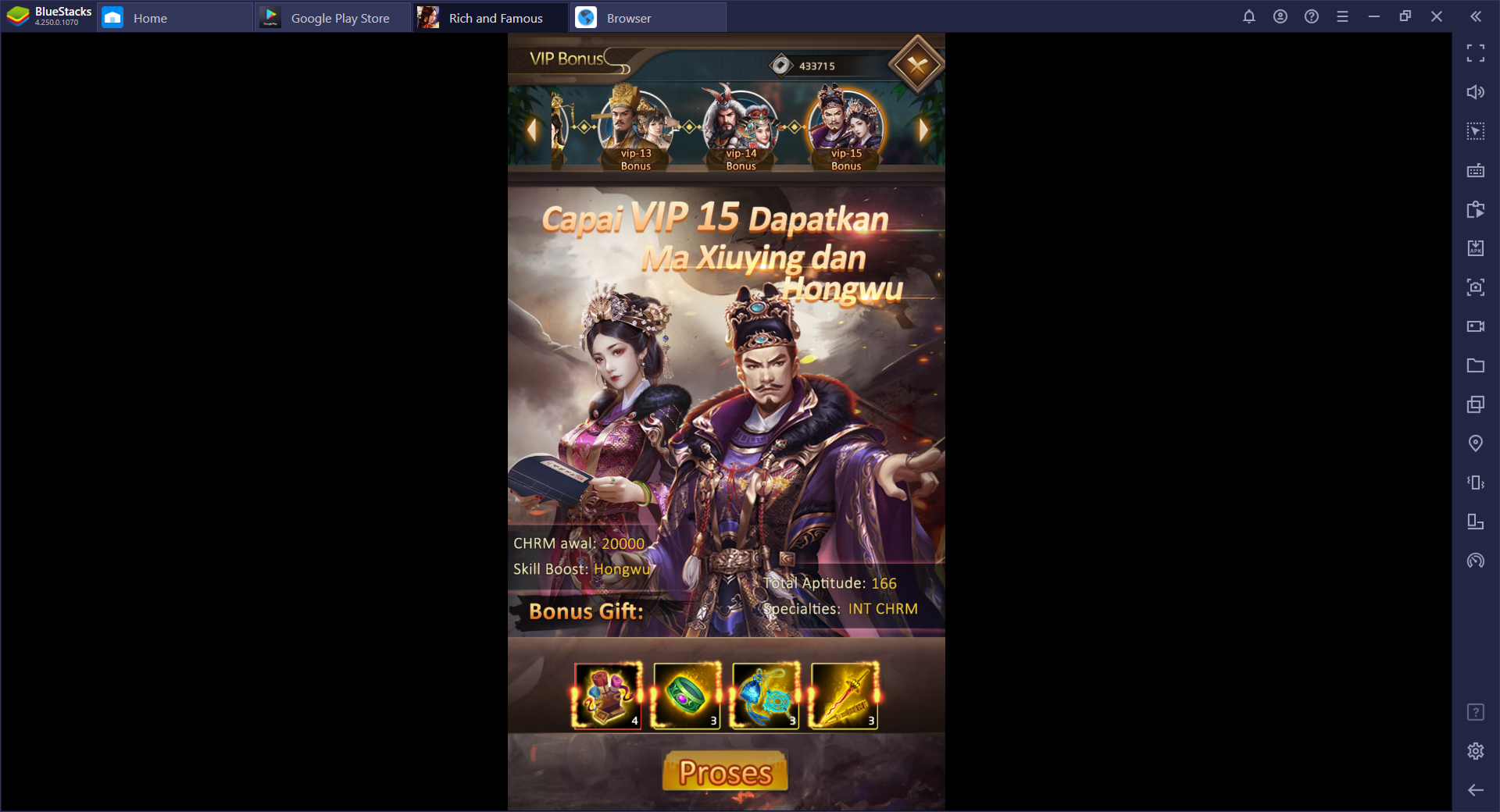 Kaisar Langit: Rich and Famous - Cara Bermain Game Portrait Ini di BlueStacks