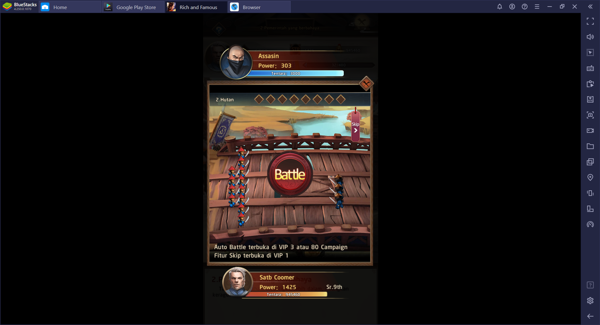 Kaisar Langit: Rich and Famous - Cara Bermain Game Portrait Ini di BlueStacks