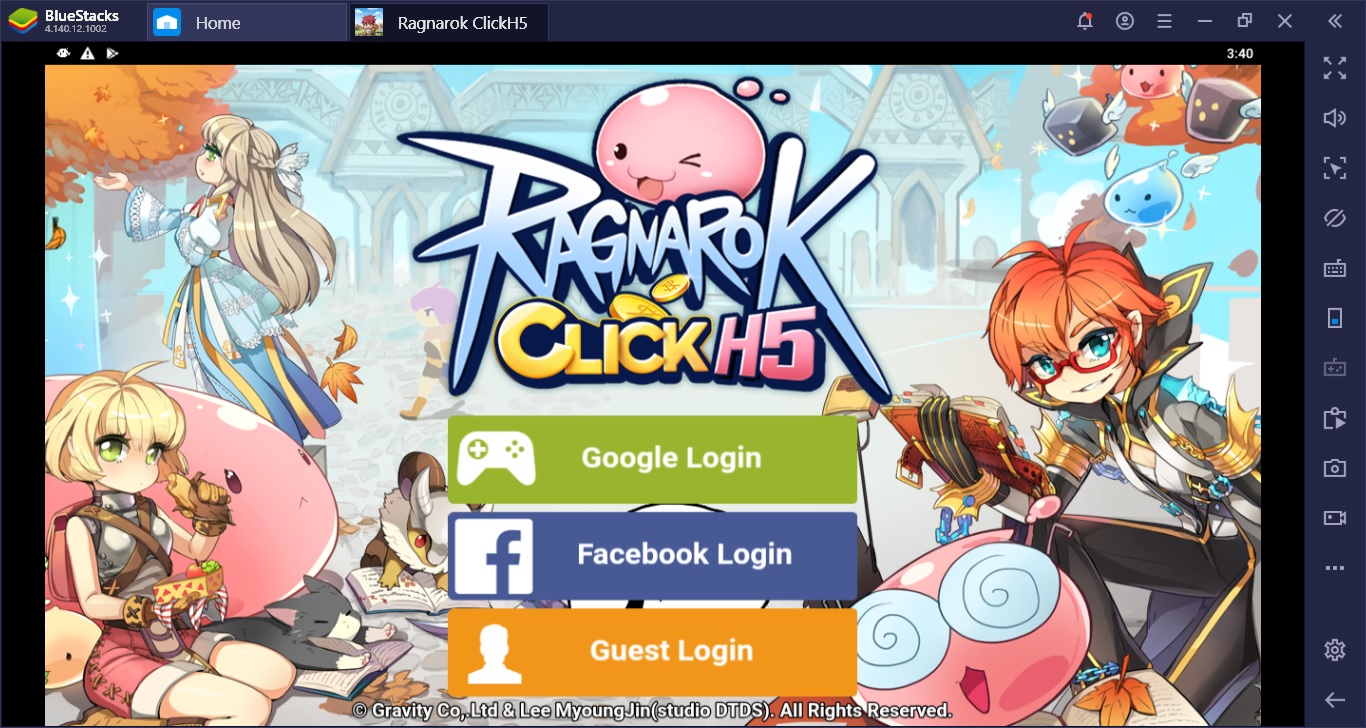 RO: Click H5 เล่นบน Bluestacks อย่างไรให้ลื่น