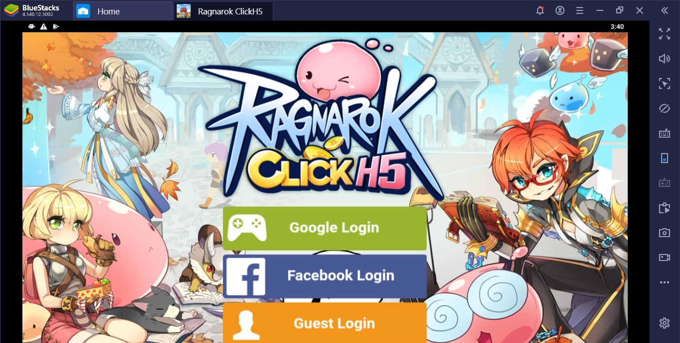 RO: Click H5 เล่นบน Bluestacks อย่างไรให้ลื่น