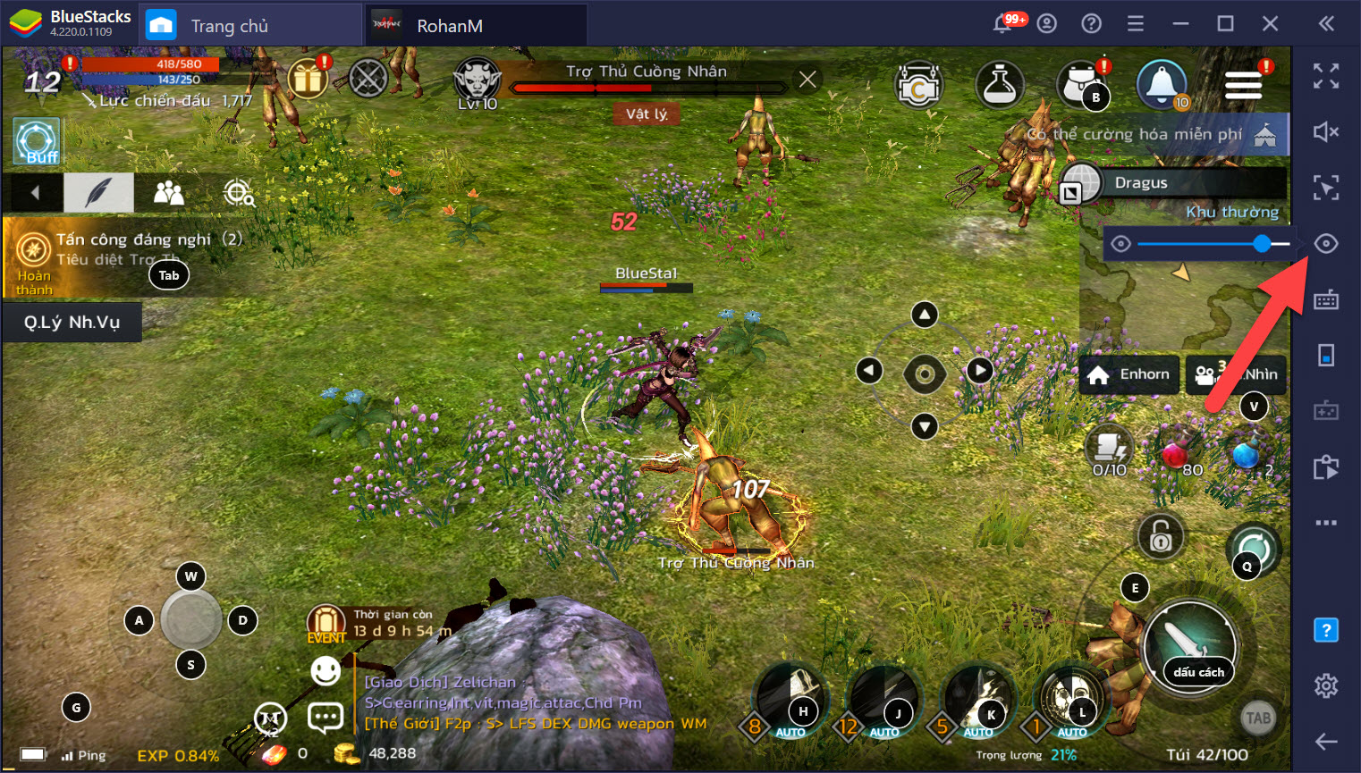 Thiết lập Game Controls cho PvP và PvE trong ROHAN M