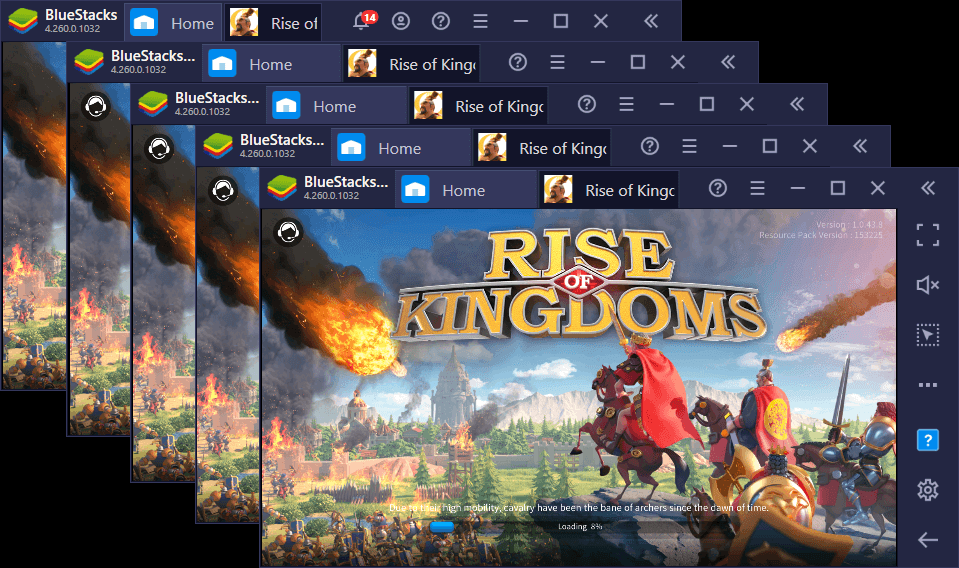 Rise of kingdoms тормозит в bluestacks