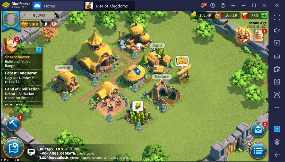 BlueStacks 5 vs BlueStacks 4 - So sánh hiệu năng khi chơi game Rise of Kingdoms