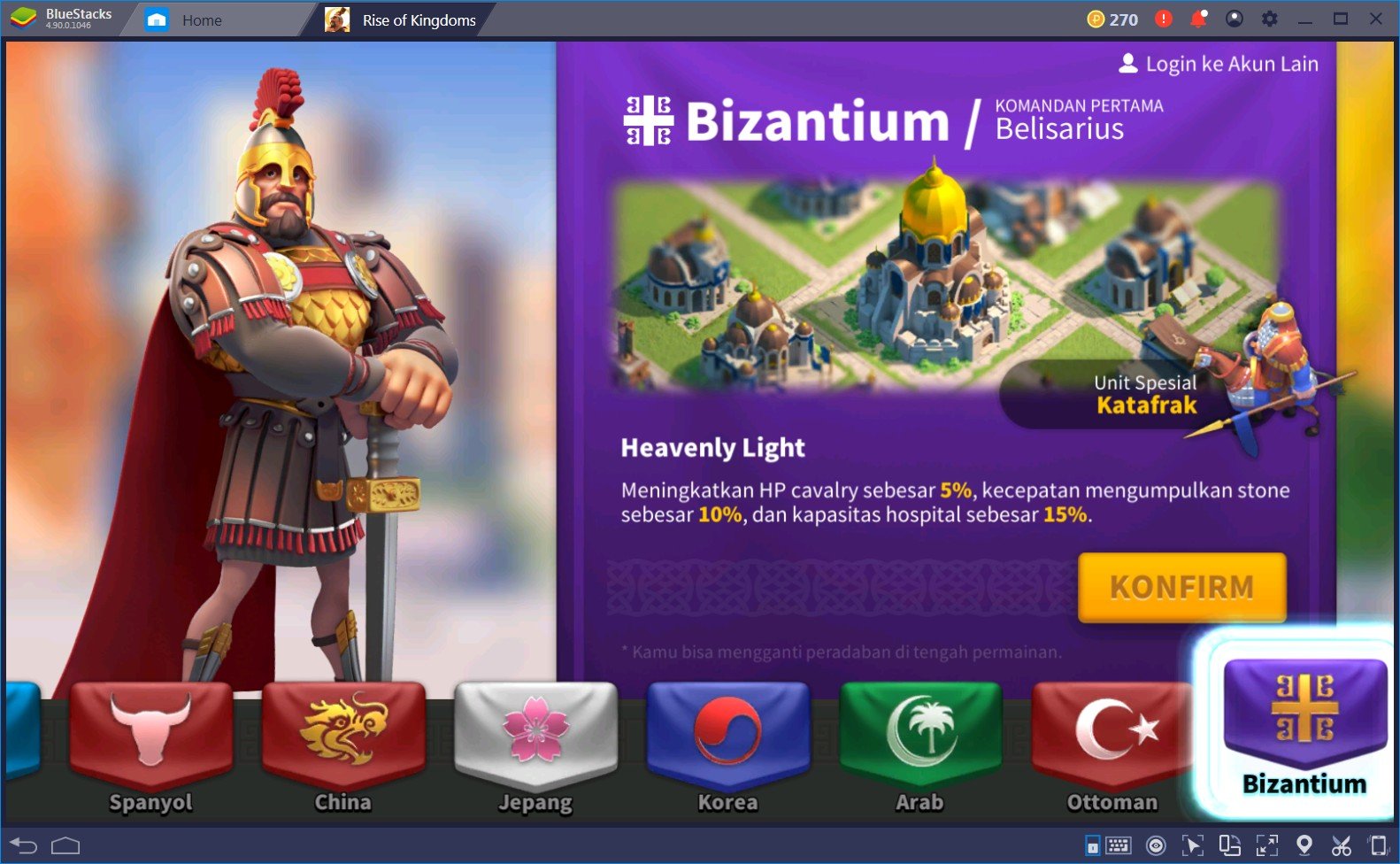 Panduan Utama Dalam Memilih Peradaban Terbaik di Game Rise of Kingdoms