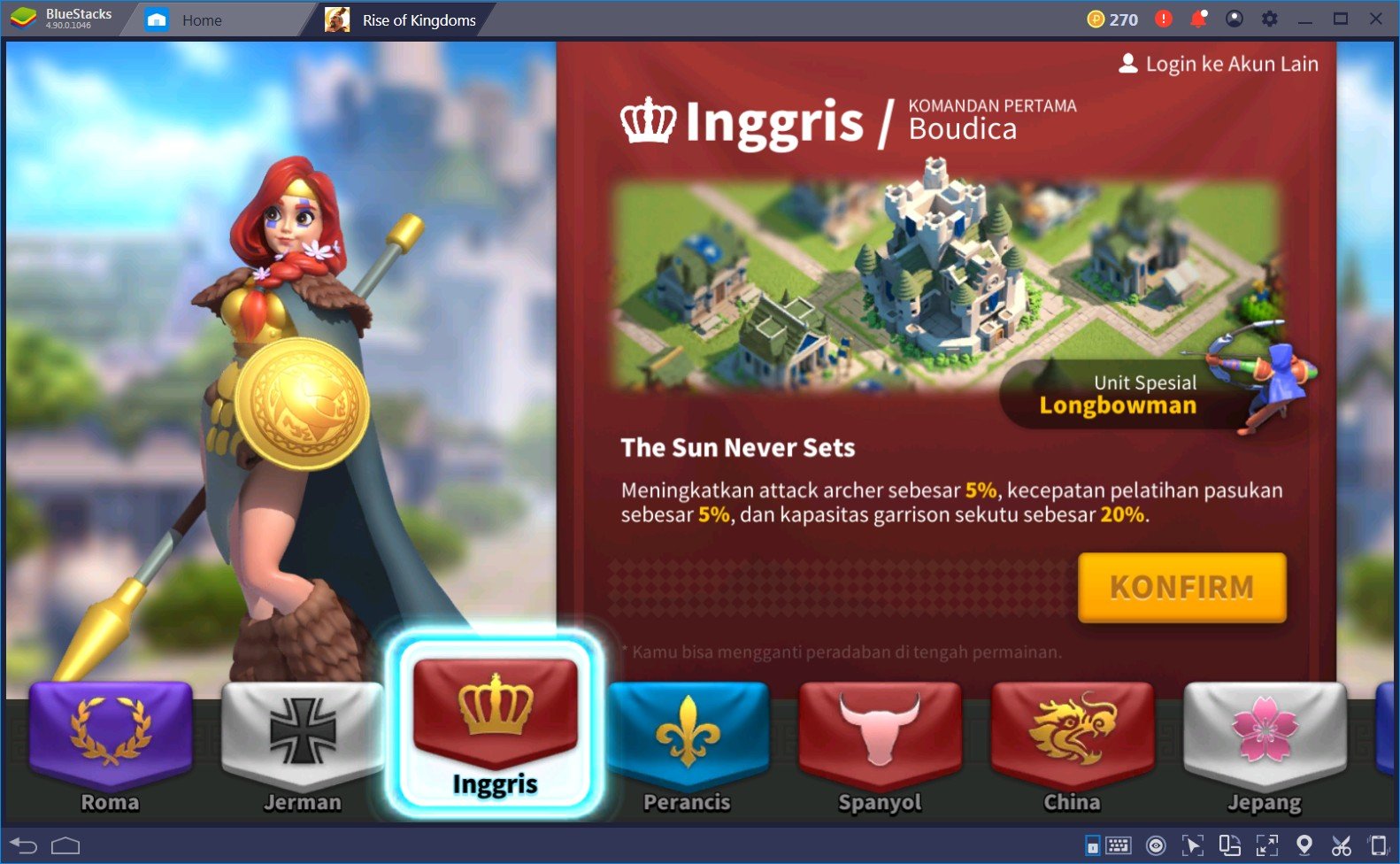 Panduan Utama Dalam Memilih Peradaban Terbaik di Game Rise of Kingdoms