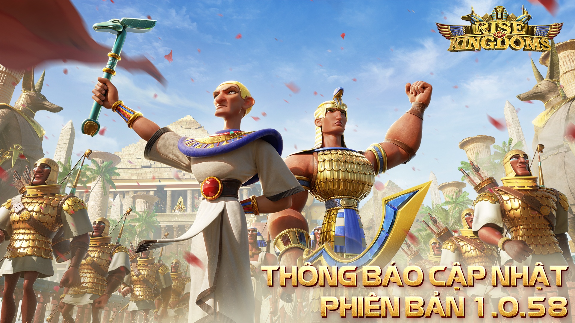 Rise of Kingdoms bổ sung thêm nền văn minh Ai Cập cổ đại