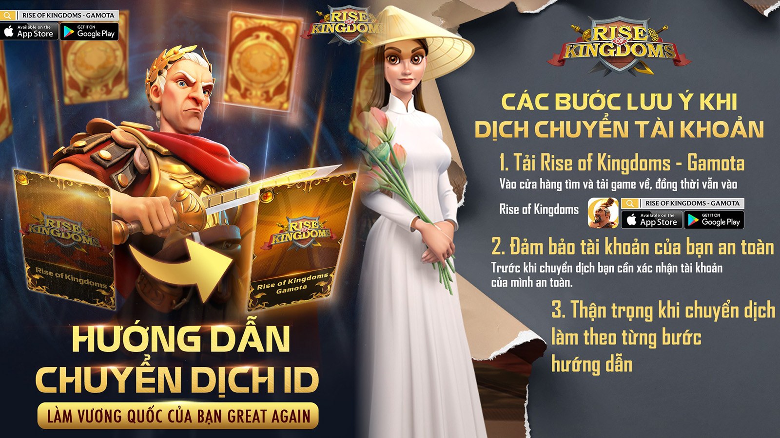 Rise of Kingdoms – Gamota: Hướng dẫn chuyển dịch tài …