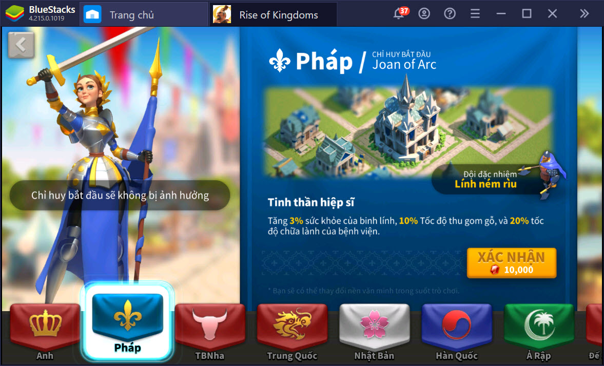 Rise of Kingdoms: Chơi chuyên Bộ Binh cần phát triển như thế nào?