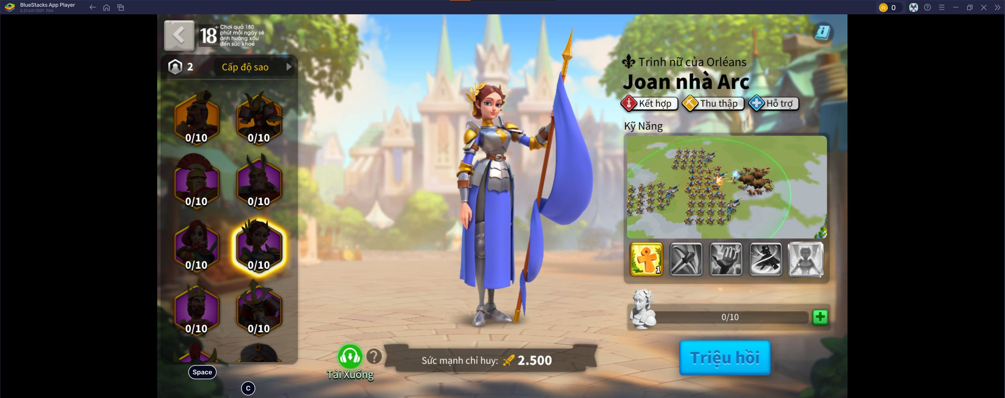Rise of Kingdoms - Gamota: Hướng dẫn sử dụng tướng Tôn Tử