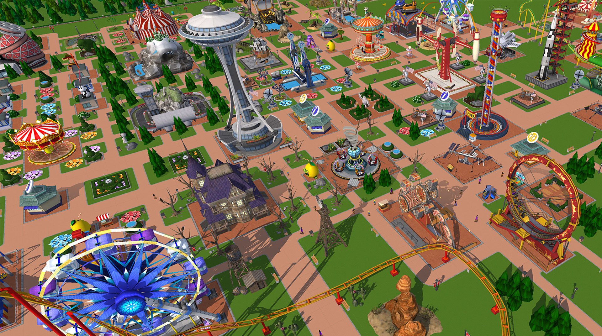 Game park. Rollercoaster Tycoon Touch. Rollercoaster Tycoon Touch парки. Rollercoaster Tycoon 6. Игра парк аттракционов 1999.