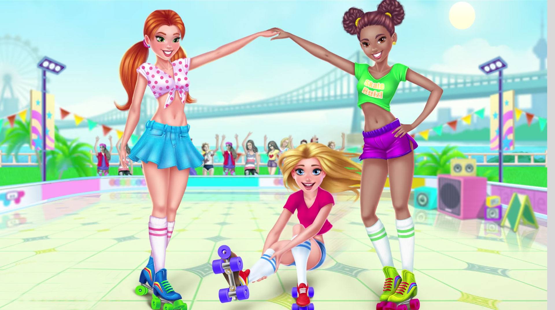 Roller Skating Girls