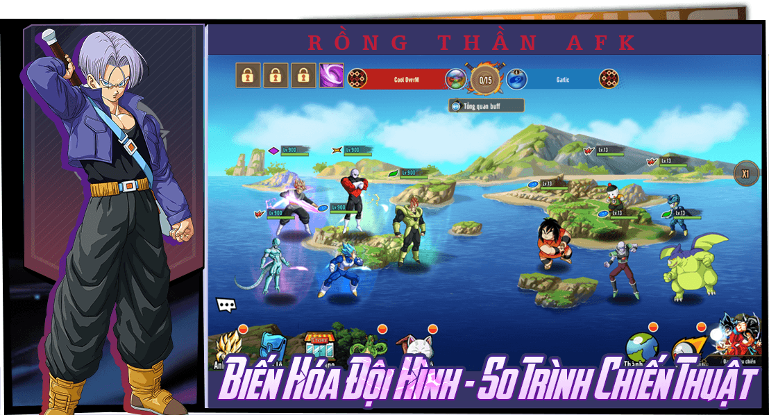 Rồng Thần AFK: Game nhập vai đấu tướng rảnh tay đề tài Dragon Ball sắp phát hành