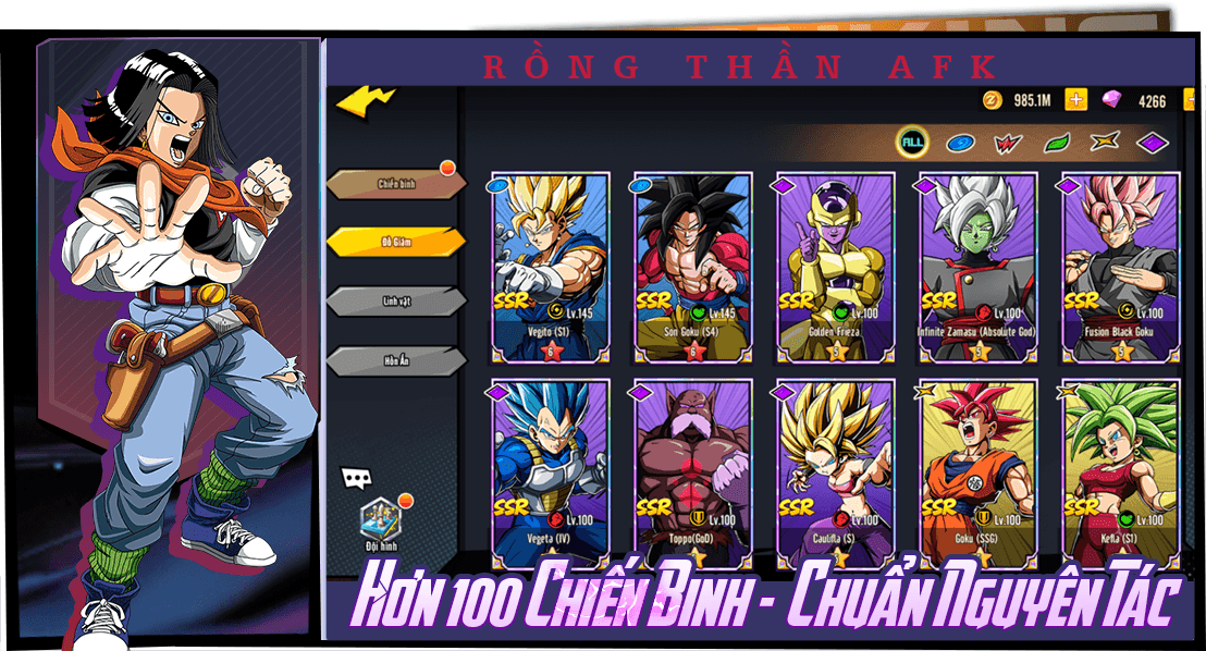 Rồng Thần AFK: Game nhập vai đấu tướng rảnh tay đề tài Dragon Ball sắp phát hành