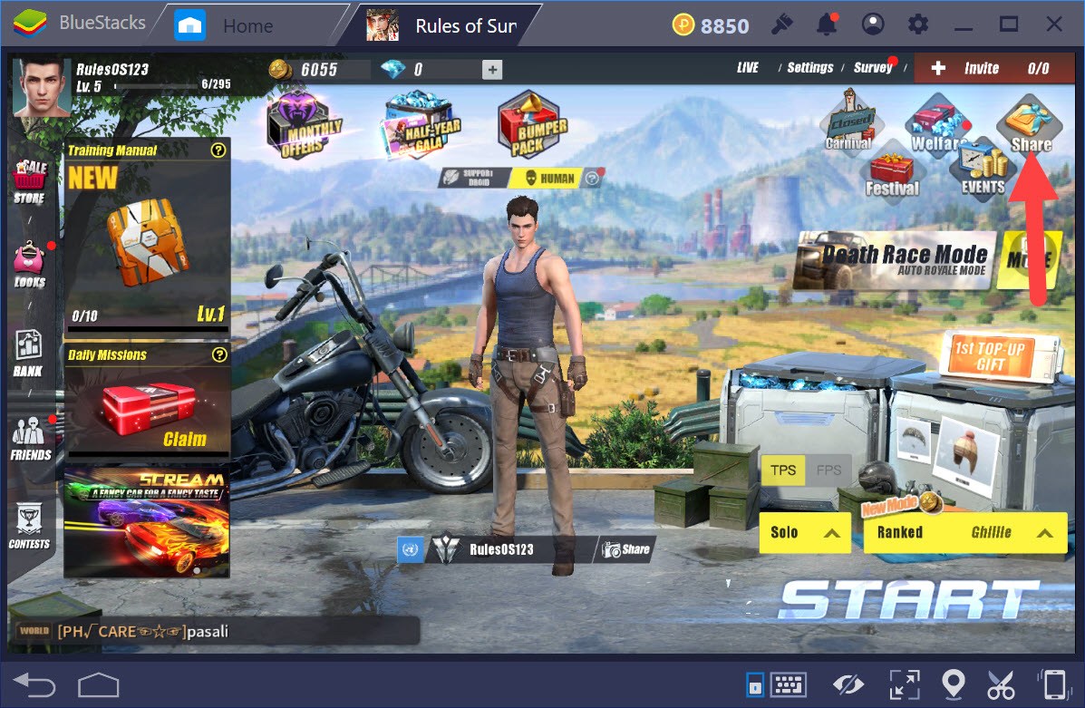 Cách nhận trang phục Bank Robber trong Rules of Survival