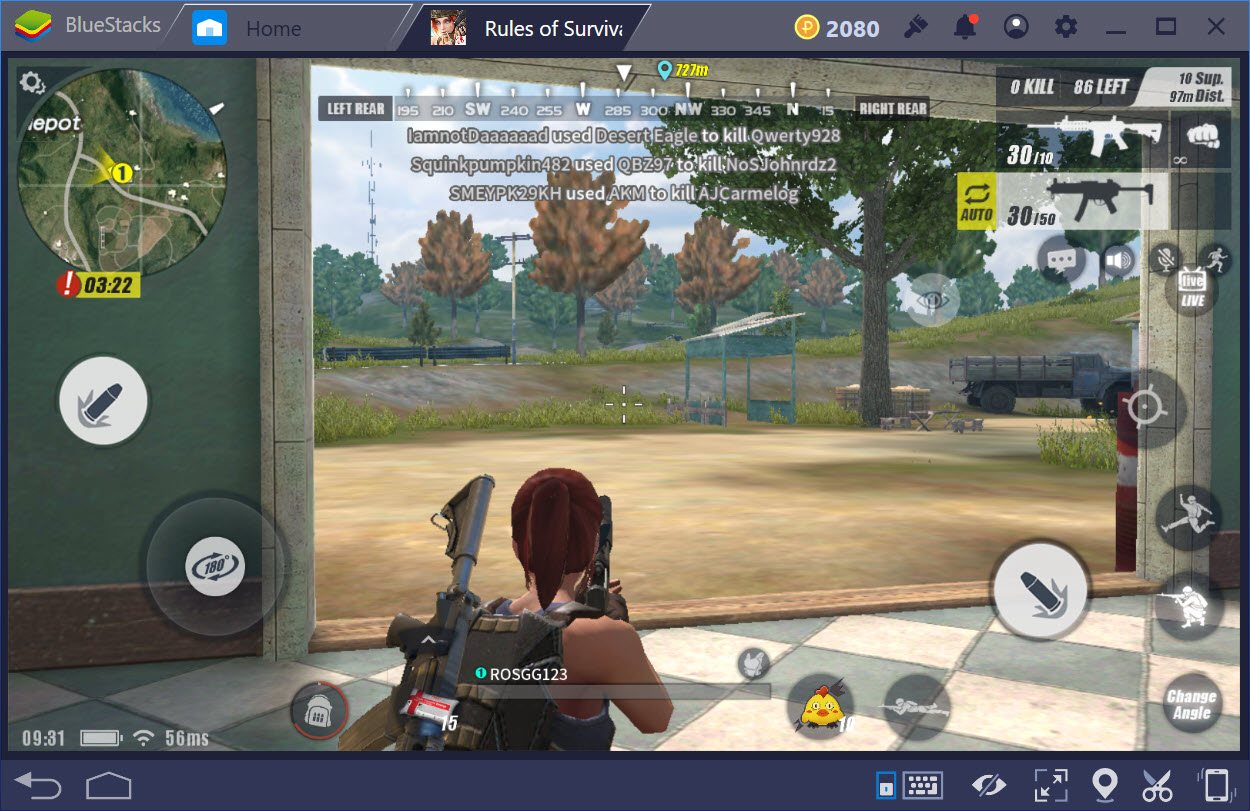 Hạn chế tối đa tình trạng lệch tâm khi bắn trong Rules of Survival