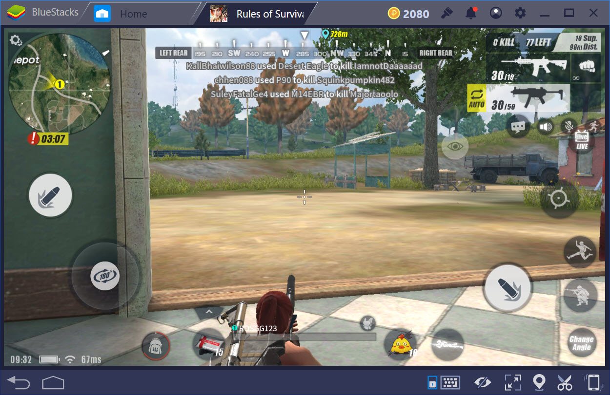 Hạn chế tối đa tình trạng lệch tâm khi bắn trong Rules of Survival