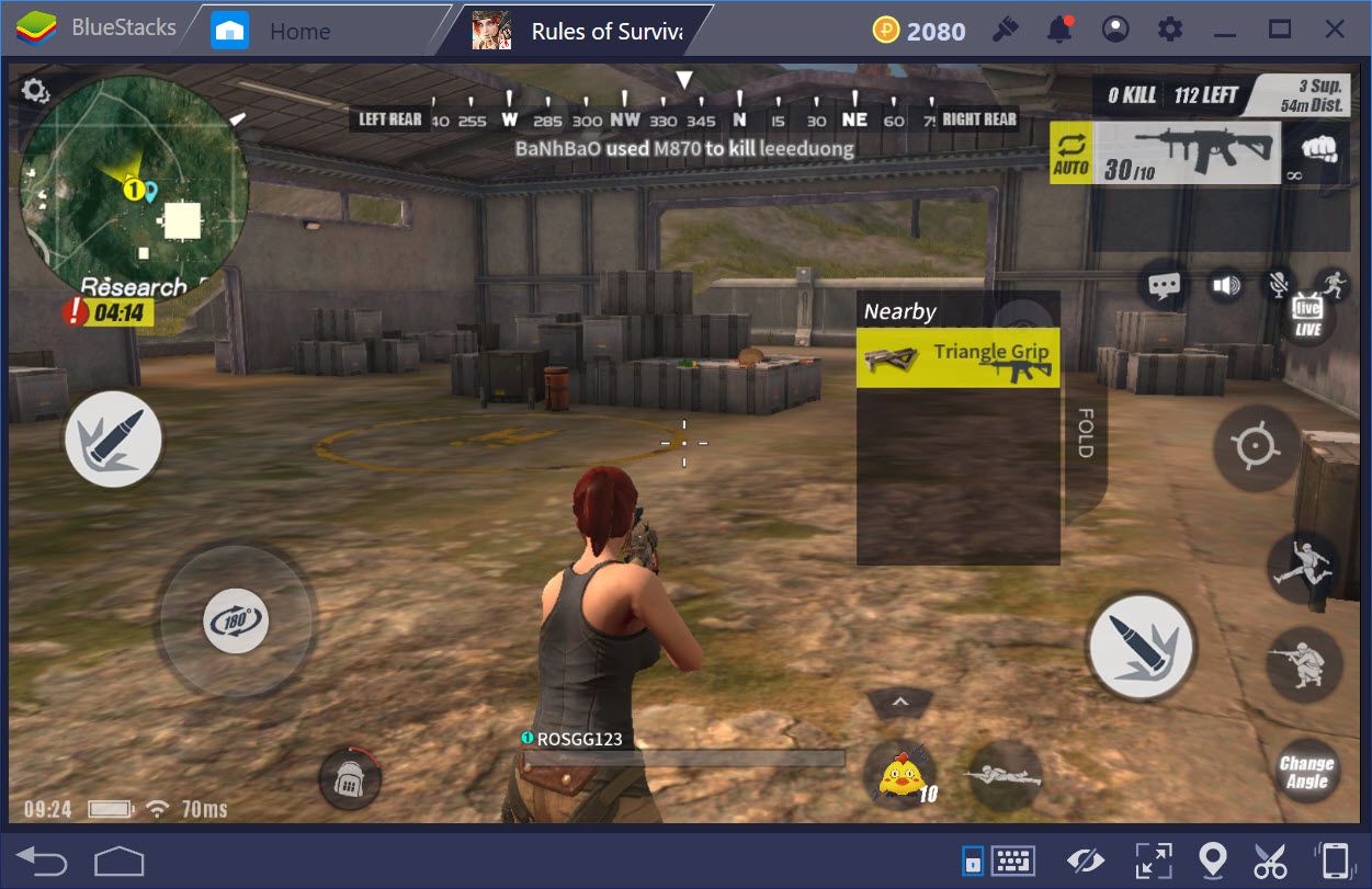 Hạn chế tối đa tình trạng lệch tâm khi bắn trong Rules of Survival