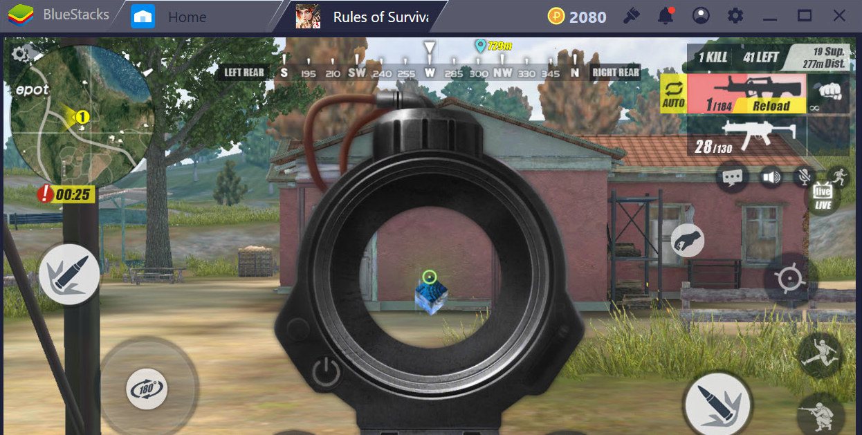 Hạn chế tối đa tình trạng lệch tâm khi bắn trong Rules of Survival