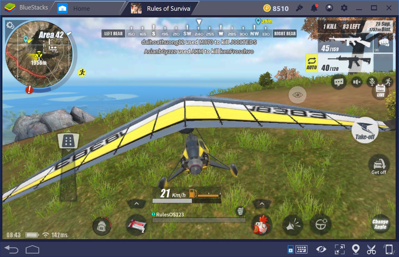 Cách tìm chiếc tàu lượn trong map Fearless Fiord của Rules of Survival