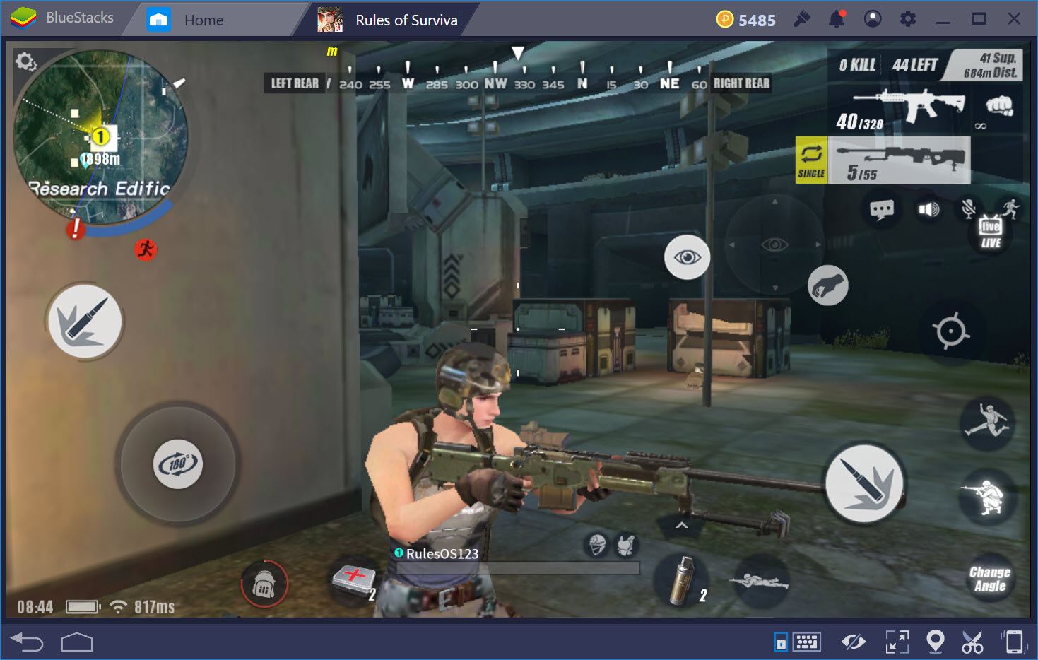 Vũ khí nên dùng khi tấn công nhà trong Rules of Survival