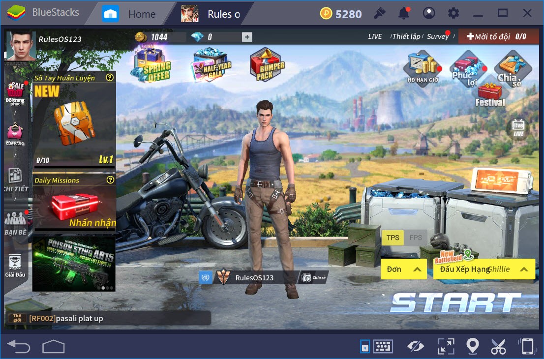 Tại sao phải làm nhiệm vụ hằng ngày trong Rules of Survival?