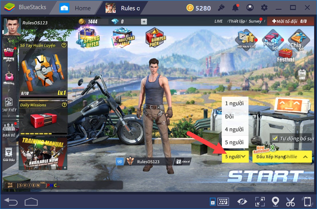 Tại sao phải làm nhiệm vụ hằng ngày trong Rules of Survival?