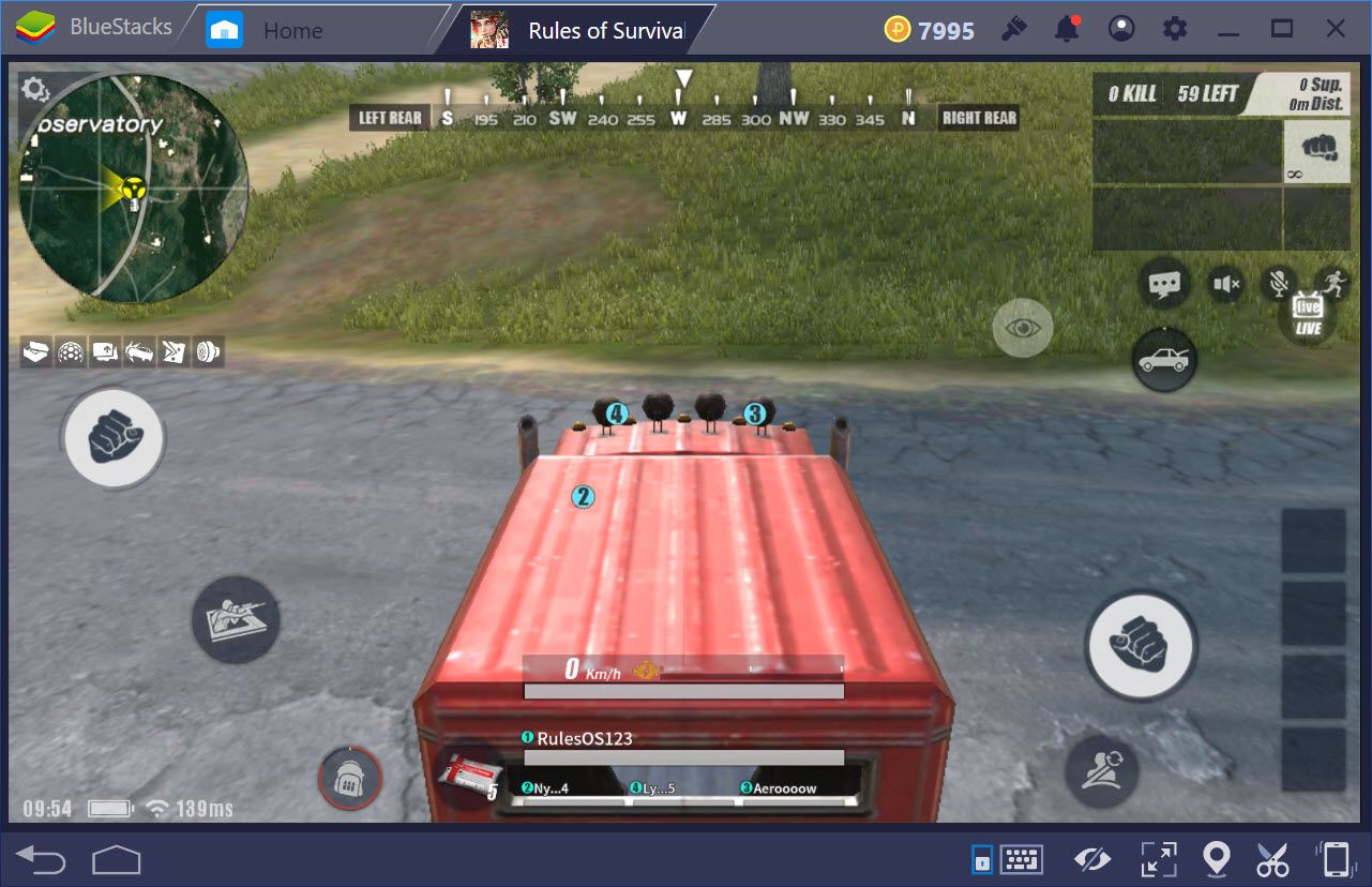 Cách chọn xe chế độ Death Race Mode trong Rules of Survival