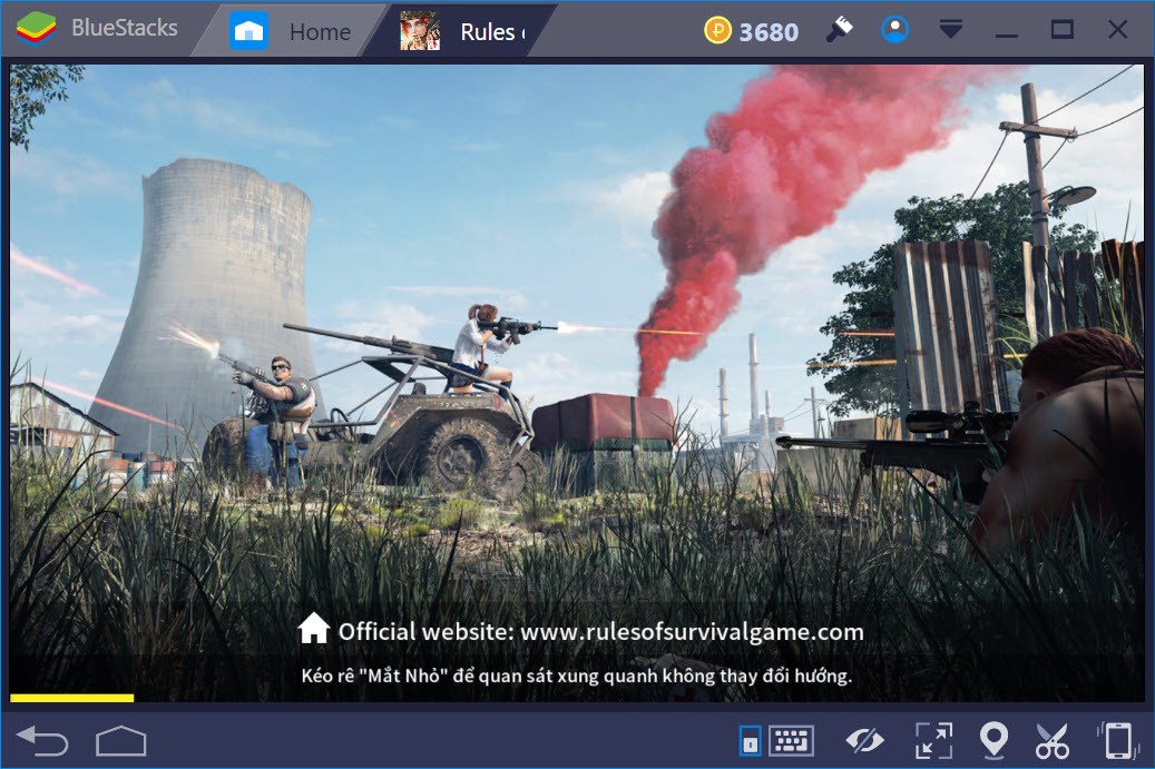 Cách lái xe trong Rules of Survival khi chơi trên BlueStacks